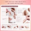 {Mới vào tháng 6} 24 Chiếc Màu Nâu Gradient Lấp Lánh Bấm Móng Tay Với Thạch Keo Và Móng Tay Tập Tin Ngọt Ngào