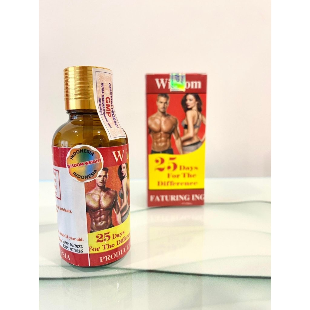Hộp 25 viên, viên uống bổ sung Tăng Cân Wisdom Weight Vitamin Hỗ Trợ Tăng Cân An Toàn