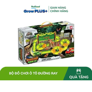 Đồ chơi trẻ em bằng nhựa: Bộ đồ chơi ô tô đường ray