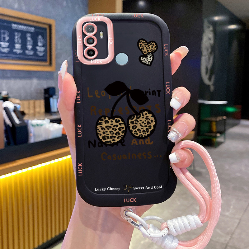 Ốp Lưng OPPO A53 2020 A33 2020 A53s A32 A11s Case Với Lanyard Chống Rơi ngã