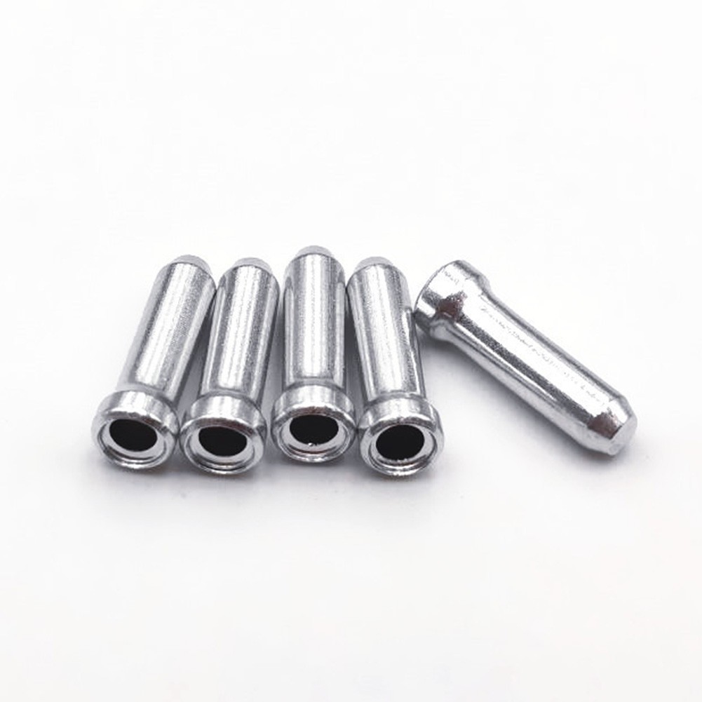 [Smellshi] Phụ Kiện Xe Đạp - 100 Chiếc Dây và Nắp Chặn Đầu Cáp Phanh