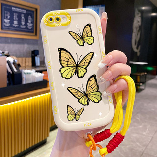 Ốp Lưng Realme C2 C2s OPPO A1KCase Với Lanyard Hoạt hình Bướm
