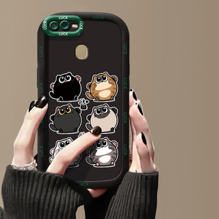Ốp Lưng OPPO A7 A5s A12 A12s A11K Case Vỏ mềm Hoạt hình Mèo Nhỏ