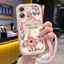Ốp Lưng OPPO A17 A17K Case Hoa nhỏ đẹp Với Lanyard