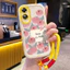 Ốp Lưng OPPO A17 A17K Case Hoa nhỏ đẹp Với Lanyard