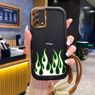 Ốp Lưng OPPO A74 A95 F19 F19s Reno 6 Lite Case Với Lanyard Thời trang