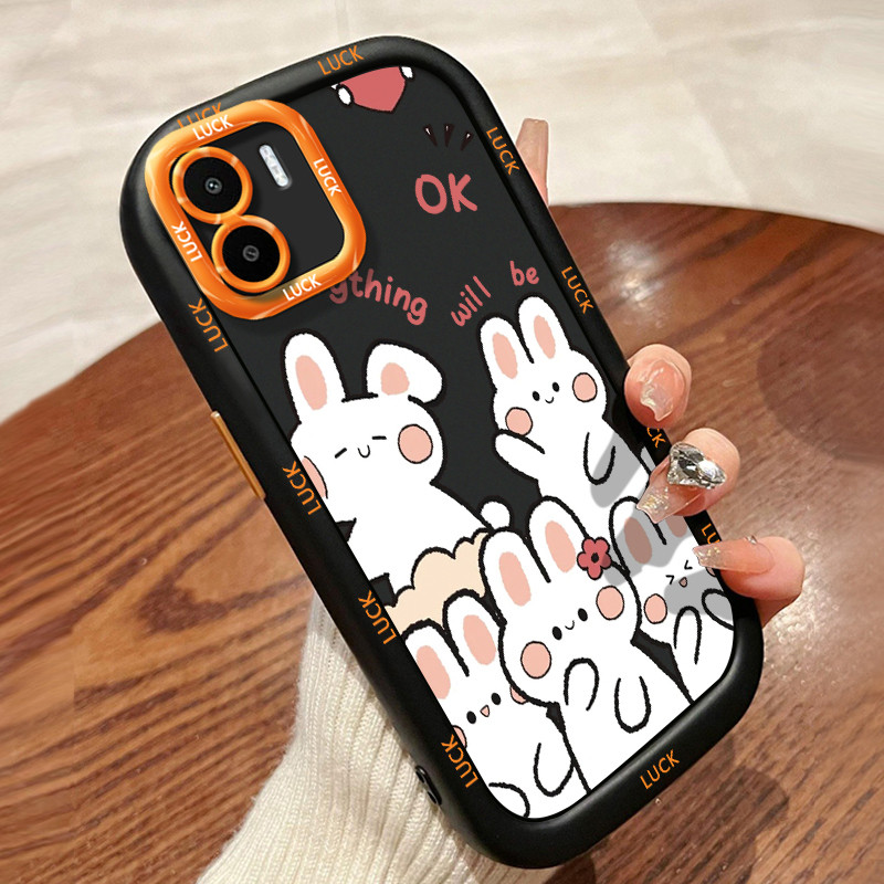 Ốp Lưng Xiaomi Redmi A1 A2 Case Vỏ mềm Hoạt hình Thỏ /Gấu