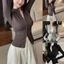 Áo Len Cardigan Cổ Đứng Dây Kéo Đôi - Phù Hợp Nhiều Tình Huống
