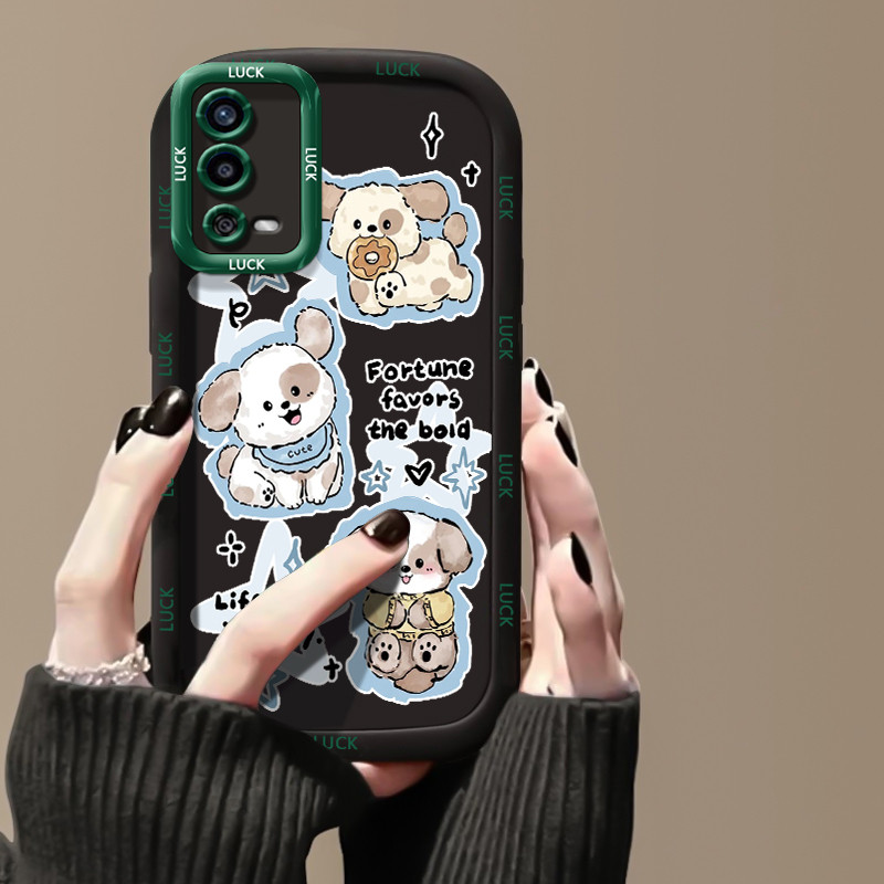 Ốp Lưng OPPO A55 4G Case Hoạt hình Đáng yêu Chó