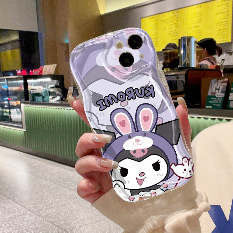 Ốp Lưng iPhone 16 Pro Max 15 Pro Max 14 Pro Max Plus 13 Pro Max 12 Pro Max Case Trong suốt Hoạt hình Dễ thương Thỏ Nhỏ