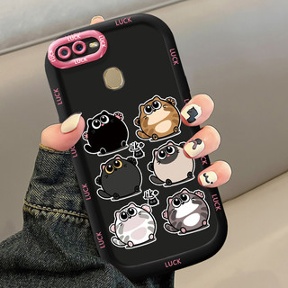Ốp Lưng OPPO A7 A5s A12 A12s A11K Case Vỏ mềm Hoạt hình Mèo Nhỏ
