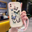 Ốp Lưng Samsung A03 Case Bướm nhỏ đẹp Với Lanyard