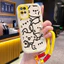 Ốp Lưng OPPO A54 4G Case Với Lanyard Dễ thương Mèo