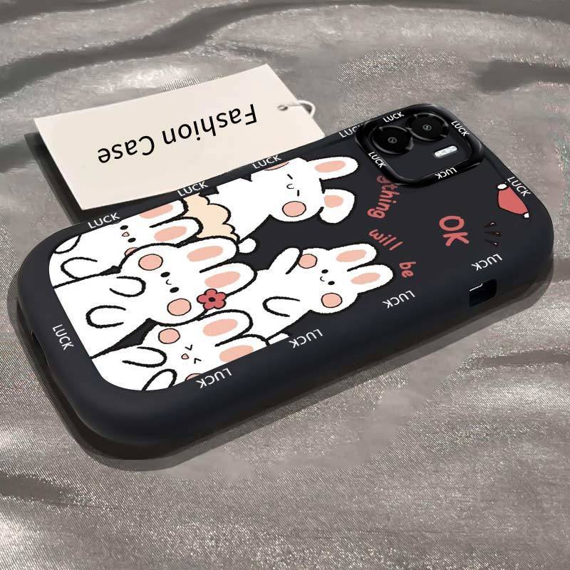 Ốp Lưng Xiaomi Redmi A1 A2 Case Vỏ mềm Hoạt hình Thỏ /Gấu