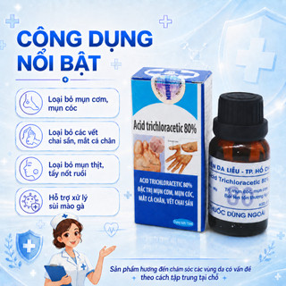 Dung Dịch Hỗ Trợ Chăm Sóc Da Sần Sùi, Da Mụn Cơm, Mụn Cóc, Mụn Thịt Viện Da Liễu 15ml