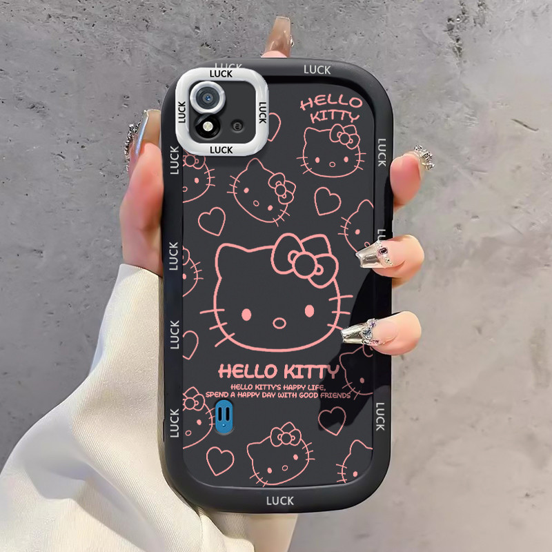 Ốp Lưng Realme C20 C20A C11 2020 C11 2021 Silicon Case Mèo Hoạt hình HS0072