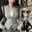 Áo Len Cardigan Cổ Đứng Dây Kéo Đôi - Phù Hợp Nhiều Tình Huống
