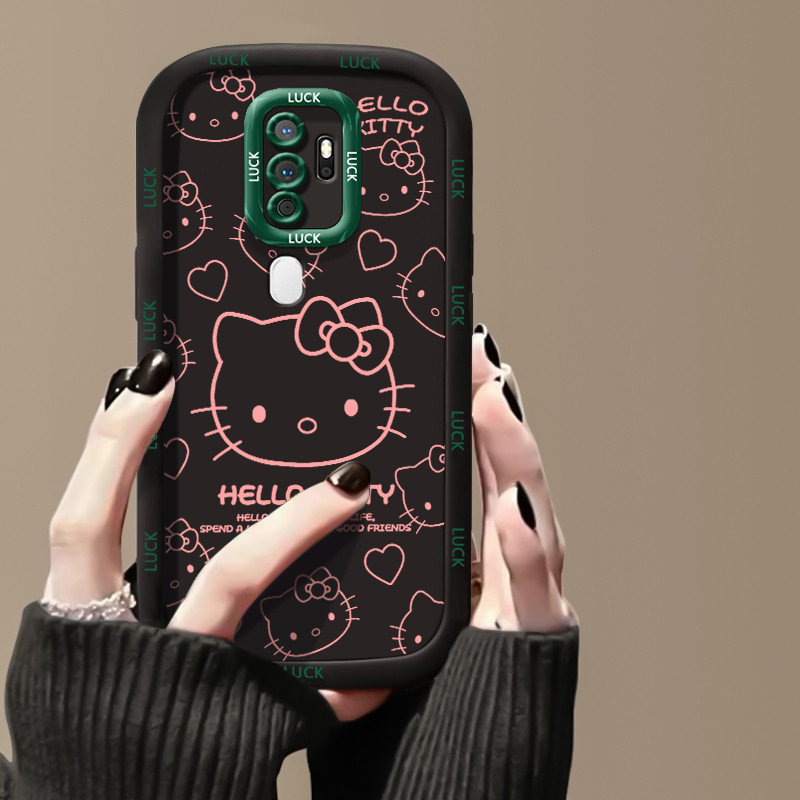 Ốp Lưng OPPO A5 2020 A9 2020 Silicon Case Mèo Hoạt hình HS0072