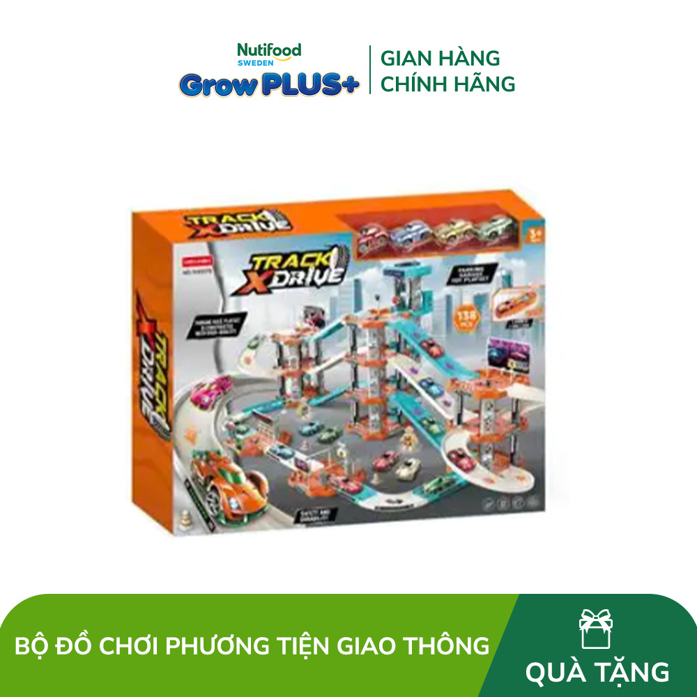 [Quà tặng không bán] Đồ chơi trẻ em bằng nhựa: bộ phương tiện giao thông