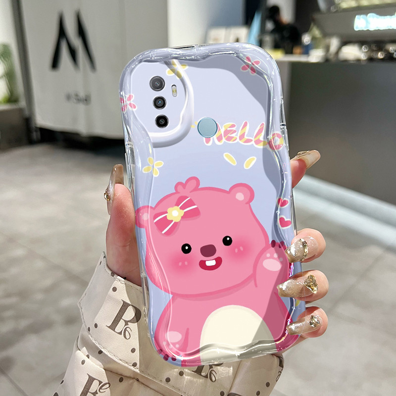 Ốp Lưng OPPO A53 2020 A33 2020 A53s A54 A32 A11s Case Trong suốt Gấu Nhỏ siêu dễ thương Z4860