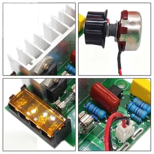 Bộ điều chỉnh điện áp điện tử 4000W không có vỏ, máy đo điện áp bên ngoài
