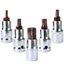 1 Mũi tuốc nơ vít đầu Torx T20-T70 Torx Bit Ổ cắm 1 / 2 inch Cờ lê ổ cắm