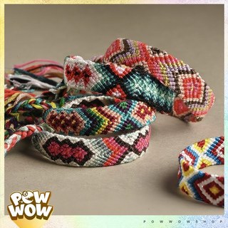 Vòng Đeo Tay Vải Hoạ Tiết Thổ Cẩm Vintage Retro Cổ Điển Đơn Giản Tinh Tế Nhiều Mẫu