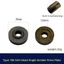 Tấm áp lực chống khóa cho máy mài góc 100 loại 30x10mm Kẹp đai ốc mặt bích