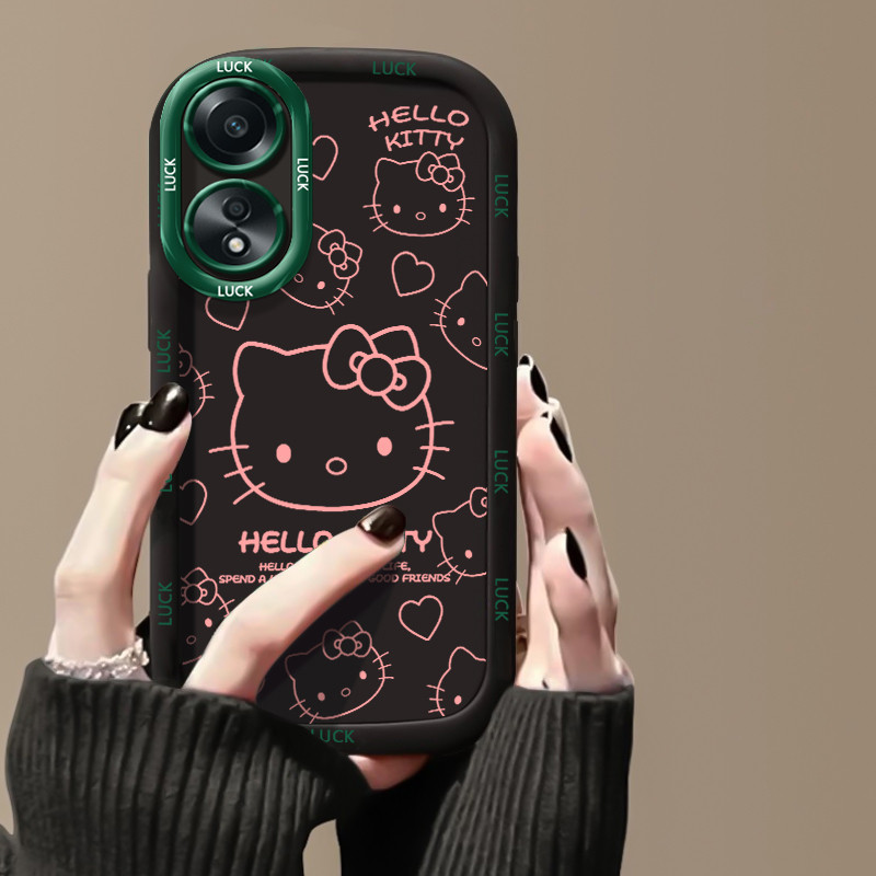 Ốp Lưng OPPO A58 4G A78 4G A58 5G A58X 5G A78 5G A1X 5G A2X 5G Silicon Case Mèo Hoạt hình HS0072