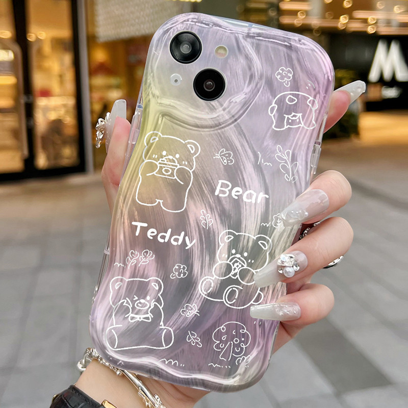 Ốp Lưng VIVO Y91C Y90 Y1s Case Cao cấp Trong suốt đáng yêu Gấu Nhỏ