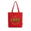 Túi Vải Canvas Đỏ Khóa Kéo In Hình Năm Sinh Retro Since Year Đựng Sách Laptop Đồ Cá Nhân Phong Cách Hàn Quốc a-tuid0191