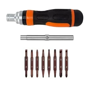 Bộ tuốc nơ vít Ratchet 19 trong 1 Công cụ sửa chữa mũi chữ thập có rãnh