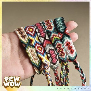 Vòng Đeo Tay Vải Hoạ Tiết Thổ Cẩm Vintage Retro Cổ Điển Đơn Giản Tinh Tế Nhiều Mẫu