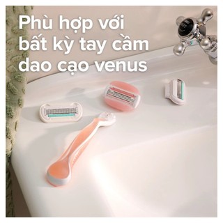Dao Cạo Nữ Gillette Venus Comfortglide White Tea - Hộp 1 Cán 2 Lưỡi Dao Cạo Chính Hãng - Bebeau