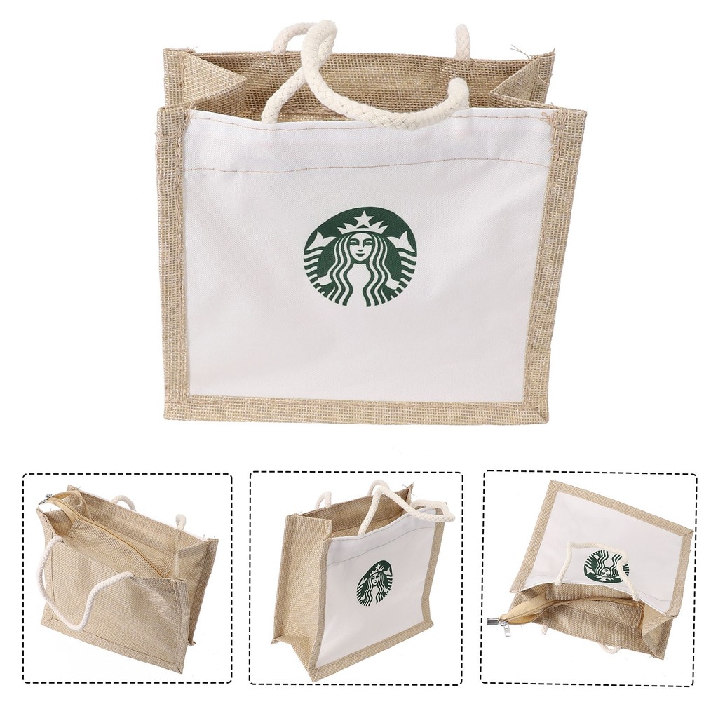Túi tote vải starbucks Túi tote
