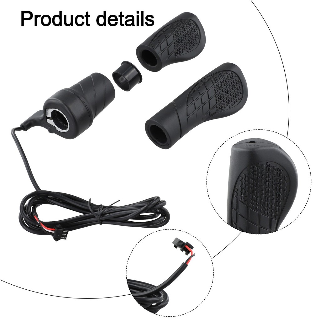 Tay Lái Ga 3Pin 5V Nửa Xoay cho Xe Đạp Điện và Tay Ga