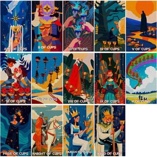 Bộ Bài Windbell Island Tarot - Mini Edition (Mystic House Tarot Shop)