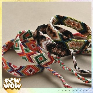 Vòng Đeo Tay Vải Hoạ Tiết Thổ Cẩm Vintage Retro Cổ Điển Đơn Giản Tinh Tế Nhiều Mẫu