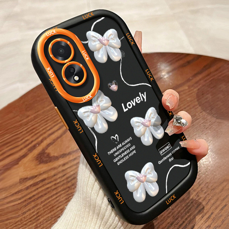 Ốp Lưng OPPO A18 A38 Case Hoạt hình Bowknot Vỏ mềm