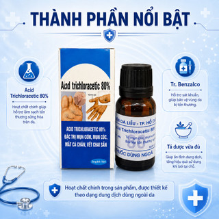 Dung Dịch Hỗ Trợ Chăm Sóc Da Sần Sùi, Da Mụn Cơm, Mụn Cóc, Mụn Thịt Viện Da Liễu 15ml