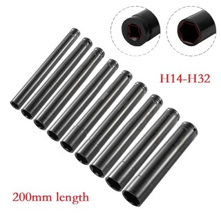 [Fuxin] Bộ điều khiển cờ lê ổ cắm 1 / 2 200mm Bộ chuyển đổi đầu lục giác
