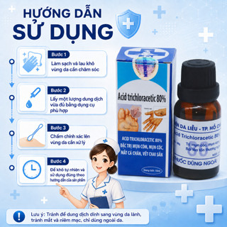 Dung Dịch Hỗ Trợ Chăm Sóc Da Sần Sùi, Da Mụn Cơm, Mụn Cóc, Mụn Thịt Viện Da Liễu 15ml