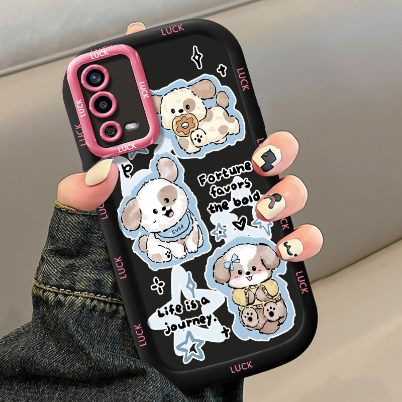 Ốp Lưng OPPO A55 4G Case Hoạt hình Đáng yêu Chó