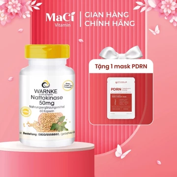 WARNKE NATTOKINASE Đức Giúp ngăn ngừa các bệnh liên quan đến huyết áp Phòng chống đột quỵ