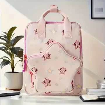 ZARA Ba Lô Mini Ba Lô Trẻ Em Ba Lô Trẻ Em Mới Ba Lô Bé Gái Minnie Hợp Thời Trang Dễ Thương Mẫu Giáo Ba Lô