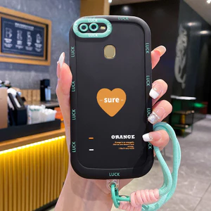 Ốp Lưng OPPO A7 A5s A12 A12s A11K Case Với Lanyard Chống xước