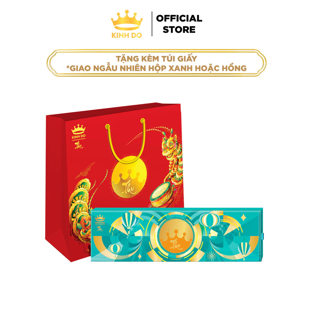 [HANNAHOLALA] Hộp bánh trung thu Kinh Đô cao cấp - Mini Lava (4 bánh x 45g)