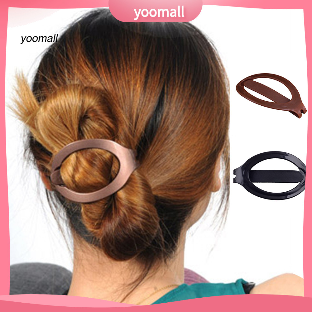 Thời trang nữ bé gái - kẹp tóc nhựa mềm dành cho búi và updo
