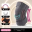Hỗ trợ đầu gối chuyên nghiệp để chạy bộ bóng rổ đi xe đạp có đệm lò xo