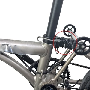 CHO Giảm xóc xe đạp BROMPTON Hệ thống treo lò xo kép cho xe đạp gấp